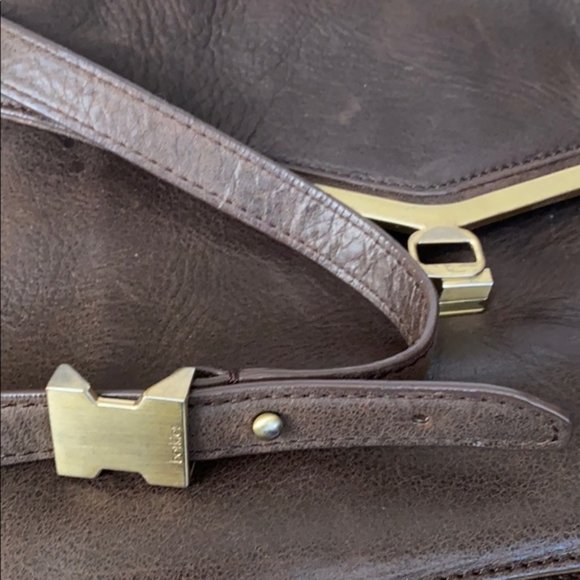 Botkier Valentina brown distressed leather shoulder bag - Picture 9 of 14